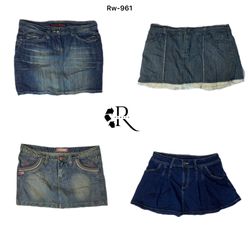 Y2K Britney Era Denim Mini Skirts (RW-961)