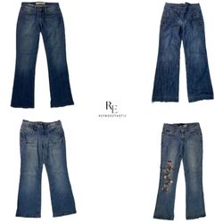 Y2K Unique IT Girl Denim Jeans (RE-2218)