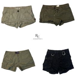Y2K Retro Style Cotton Shorts(RE-2221)