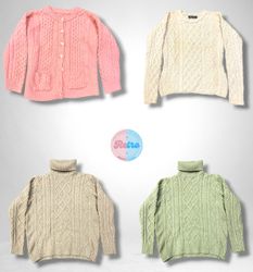 Vintage/ Y2K Fisherman Knit Revival (E)