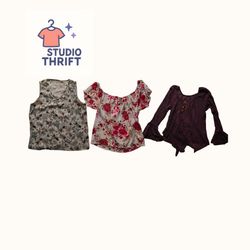 Y2K Boho Romantic Mesh Tops