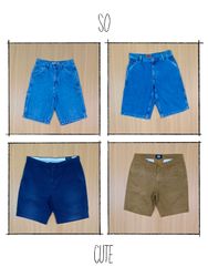 JA 0486 Vintage Mix Branded Shorts