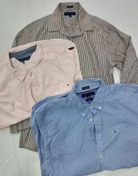 CRZ0137 Camisa Clásica Vintage de Botones Tommy Hi..