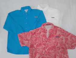 CRZ0140 Vintage Columbia Fishing Shirt Bundle
