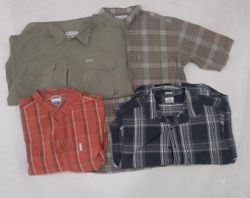 CRZ0144 Vintage Columbia Herrenhemd Bundle