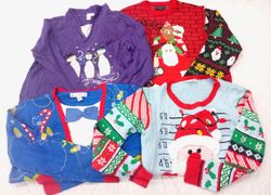 IQ0914 Y2K Funky Festive Christmas Knit