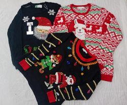 IQ0915 Y2K Christmas Retro Xmas Vibes Sweaters