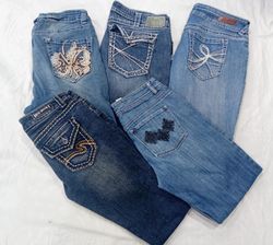 IQ0918 Y2K Y2K Garden Girl Flares Jeans
