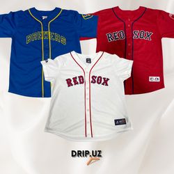 MLB Women/Youth -Baseball Jersey T-shirts- Kids Je..