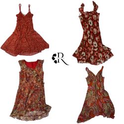 Y2K summer flare Dresses (RW-978)