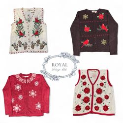 Vintage / Y2k Christmas Vibe Knits Edit :1