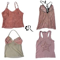 Y2K pink era mix tops (RW-982)