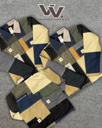 Carhartt überarbeitet Stil Patchwork Detroit Jacke..