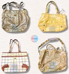 Coach Bags: Shimmer, Patent, and Plaid Y2K Revival..
