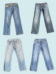 Jeans évasés taille basse vintage des années 2000 ..