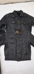 Men's Trucker Vintage Leather Jackets