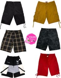Unisex Retro Utility jorts and shorts cargo