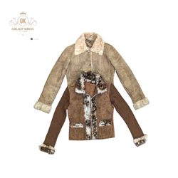 Manteau en shearling Y2K