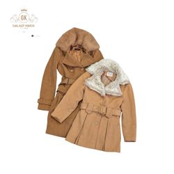 Manteau trench en laine Y2K