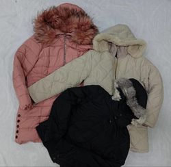 IQ0919 Y2K Glam Fur Puffer Revival Jackets