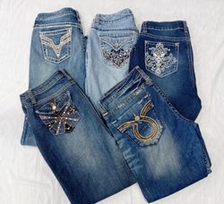 IQ0922 Y2K Classic Flare Denim  Jeans