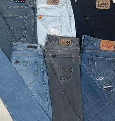 mixed branded jeans