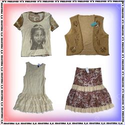 Trouvailles Boho Fantaisistes - tops, jupes et rob..