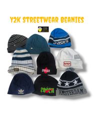 Bonnet Y2K Streetwear - Chapeau d'hiver en tricot ..