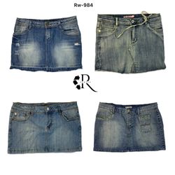 Y2K Britney Era Denim Mini Skirts(RW-984)