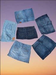 Gonne mini in denim oversize (MSK-46)