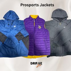 Prosport Jackets/Hoddies -Sports -NFl -NHl -NBA ML..