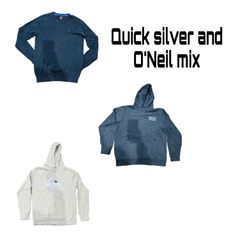 Quick silver O’neills sweatshirts