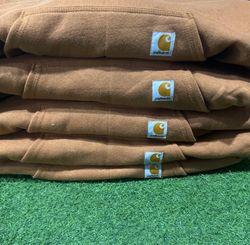 Rework style mustard carhartt hoodies
