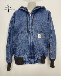 Veste en denim délavée à l'acide de style rework C..