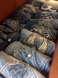 Embroidery Women  Y2K Flare Jeans.