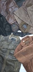 Men's mix brand vintage leather jackets