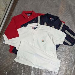 Lot de polos de marque premium : Tommy, Barbour, C..