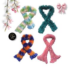 Y2K Fuzzy Scarf