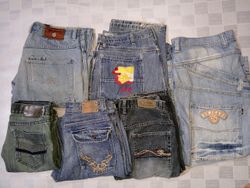 ROCKAWEAR AND OTHER BRAND JEANS (MR866)