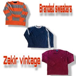 Branded sweater