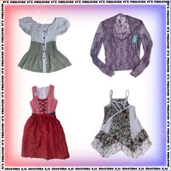 Cottagecore Collection - tops, skirts and dresses ..
