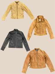 Y2K Leather Jacket Aesthetic (TS-1166)