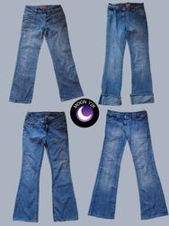 Y2K unique Boot cut jeans (M-711)