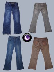 Y2K Unique Low rise jeans (M-713)