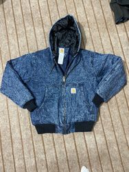 Vintage Carhartt Reworked Style Acid Washed Blue D..