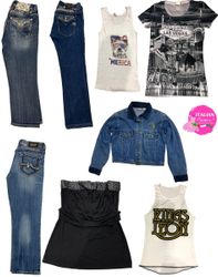 Ensemble mixte de saison Y2k capri