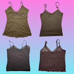 "Earthy Lace Camisole Collection"(212)