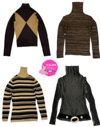 Tricot ajusté col montant Y2k