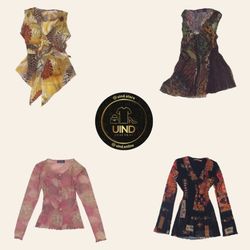 Y2K Italienische Crazyhouse Tops