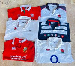 Lot de chemises de rugby de club vintage mixte 51